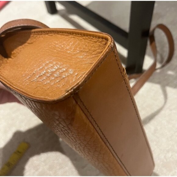 Burberry Vintage Brown Leather Crossbody Bag With Adjustable Strap - Picture 13 of 13